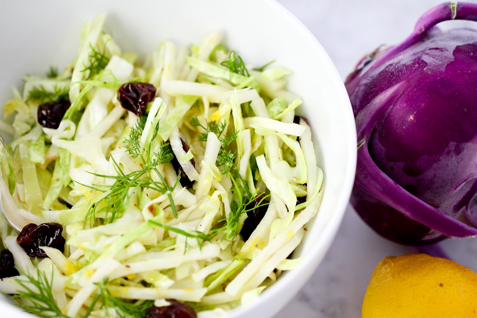 Cabbage and Kohlrabi Salad - Ever Open Sauce